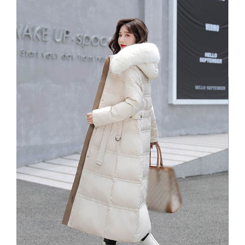 超ロング ベンチコート ファーコート ロングダウン ダウンコート アウター 冬コート レディース 外套 上着 カジュアル ファッション 膝下 着痩せ 撥水 秋 冬 防風 保温 おしゃれ 冬服 冬物 大