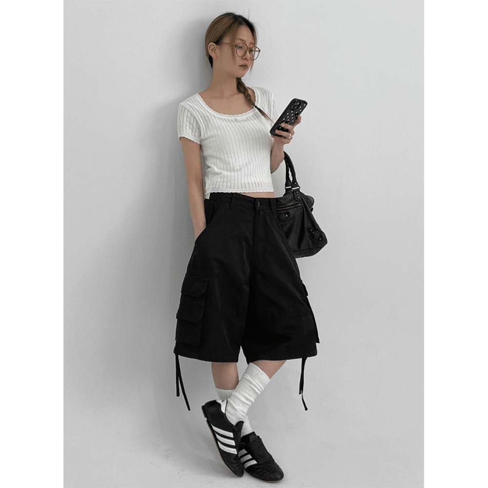 ブラックアップ カイレット バミューダ カーゴパンツ モデル