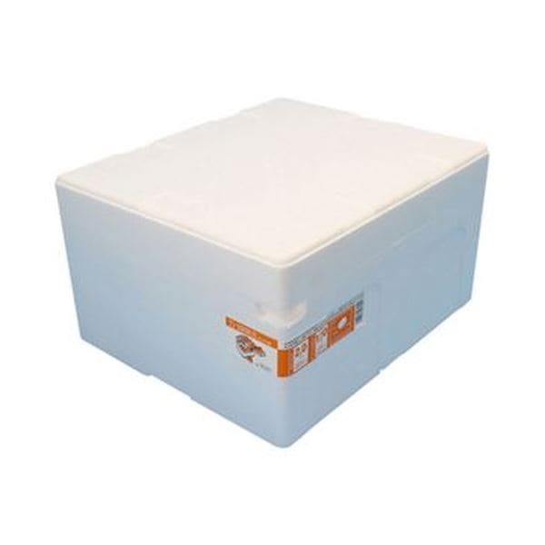 （まとめ）石山 発泡容器 なんでも箱 28.2Lホワイト TI-330RII 1個[x10セット]