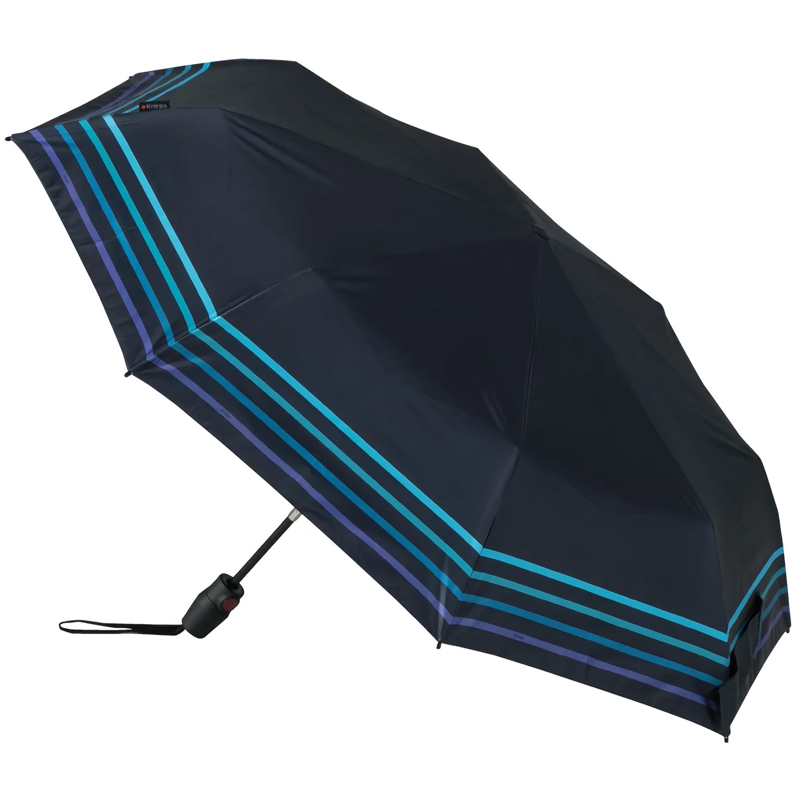 Knirps T.220RS Stripe Mystic Blue ミスティックブルー 折りたたみ傘 晴雨兼用 【正規輸入品】 KNTL220-4003S