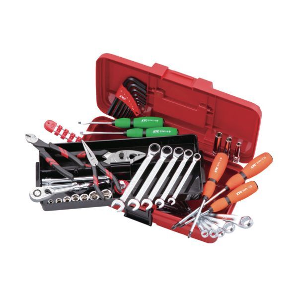 SK3402PS 工具セット (片開きプラハードケースタイプ) 40点 メーカー直送