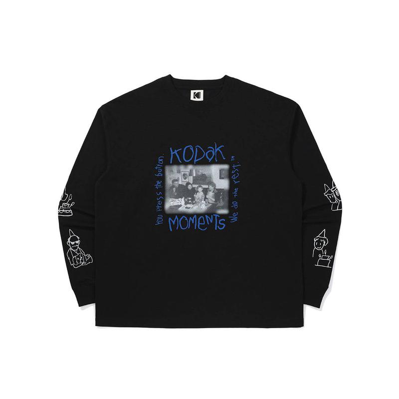 [公式][ヒョン・イェスル作家] モーメンツ 長袖Tシャツ BLACK