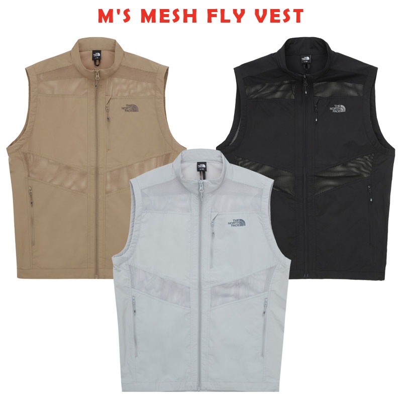 韓国正規品保証 関税負担なし NV5VQ01A MESH FLY VEST デイリー 基本 着装 男子 女子 人気 韓国 ファッション 男女共用 アウトドア