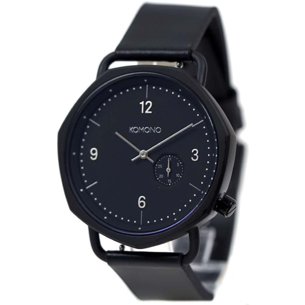 KOMONO 時計 メンズ オーソン ミッドナイト レザーベルト 日付カレンダー ORSON MIDNIGHT コモノ 腕時計 KOM-W4151