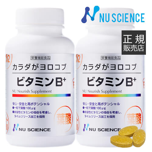 [正規販売代理店] ニューサイエンス ビタミンB+ 240粒 2個セット カラダがヨロコブ サプリ サプリメント ビタミン B1 B2 B6 B12 B群 Bミックス 葉酸
