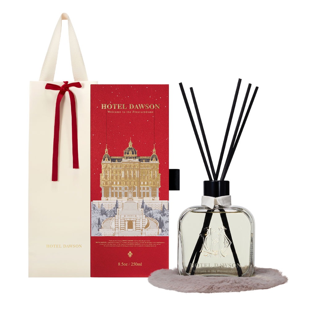 【正規品扱い店】【小田切ヒロPICK】HOTEL DAWSON 高級室内ディフューザー 250ml [2個以上お買い上げで詰め替えプレゼント] プレゼントラッピングキットセット