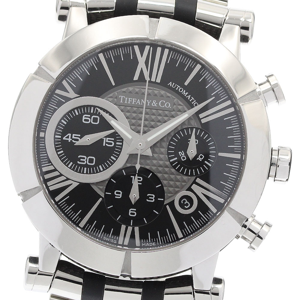 ティファニー TIFFANY&Co. Z1000.82.12A10A00A アトラスジェント クロノグラフ 自動巻き メンズ _921621【中古】