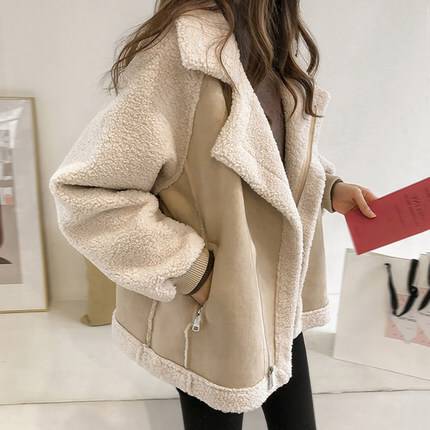 コート ジャケット ショート丈 アウター レディース 冬 アプリコット カーキ 2色展開 襟付き 長袖 休日 お出かけ コーデ 普段使い 着回し ファッション おしゃれ カジュアル かっこいい クール