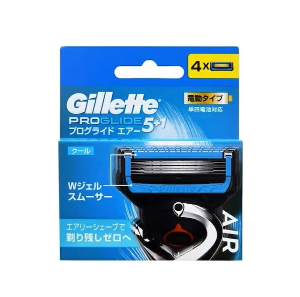 ジレット Gillette プログライド 電動タイプ 替刃4コ入