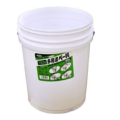 他サイト： アサヒペン　プロ用多用途ペール 20L (白)　AP9016394_の商品画像