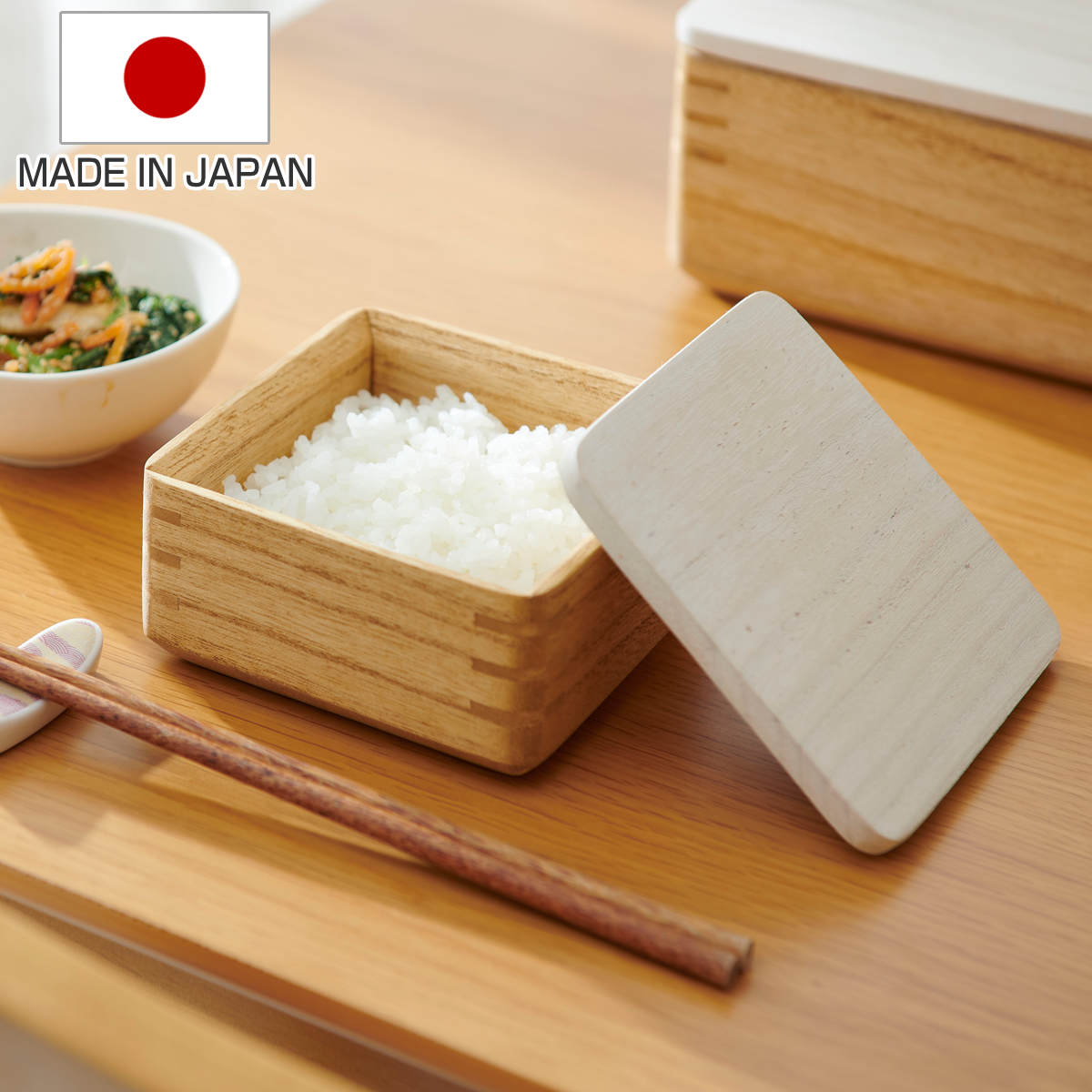 ごはん鉢 KIRISAI 桐のレンジでごはん鉢 おひつ お櫃 茶碗 食器 日本製 調湿 電子レンジ対応 冷凍 冷蔵 保存容器 ご飯 お米 白米 むし鉢 蒸し器 容器 レンジ調理 温め直し