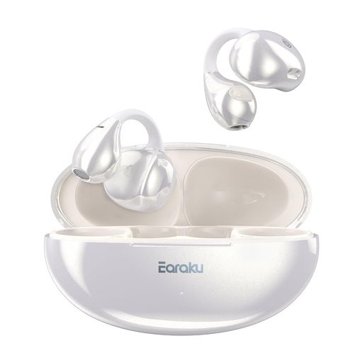 【音質至上主義・アクセ感覚のイヤーカフ型】 EARAKU (イアラク) SOUNDCLIP ワイヤレスイヤホン オープンイヤー イヤホン イヤーカフ型 超軽量 耳を塞がない 耳挟み式イヤホン 音漏れ無