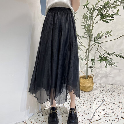 ロングスカート スカート ボトムス フレアスカート ロング ロング丈 フレア Aライン シフォン ハイウエスト ポリエステル かわいい 大人可愛い きれいめ シンプル カジュアル 大人 上品 おしゃれ 5,083円