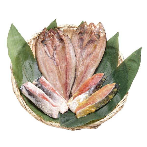 北海道 ほっけと漬魚8切 セット 秋鮭 西京漬 SISK