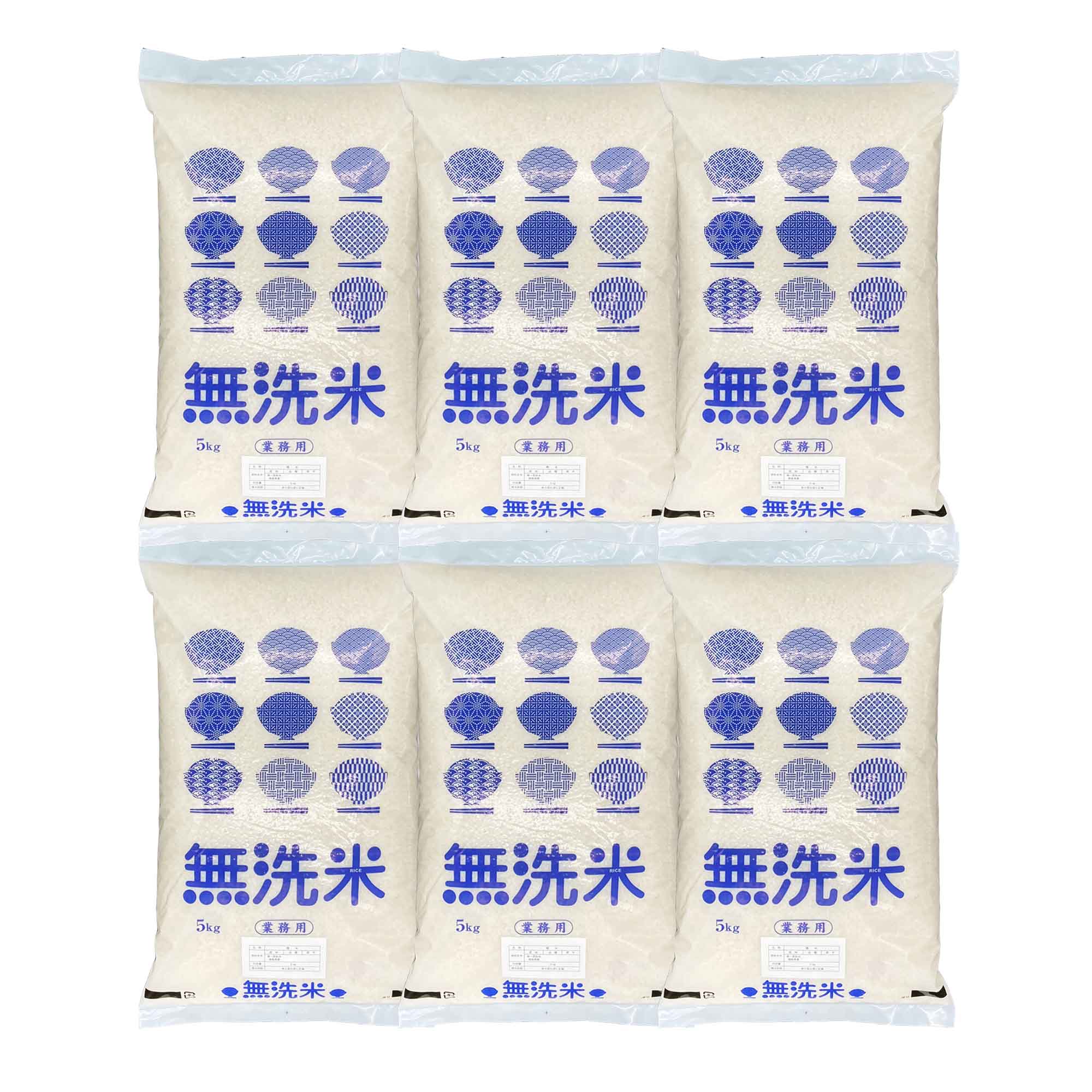 【無洗米】 業務用 令和7年産 福島県中通り産 天のつぶ 白米:30kg(5kg6個)