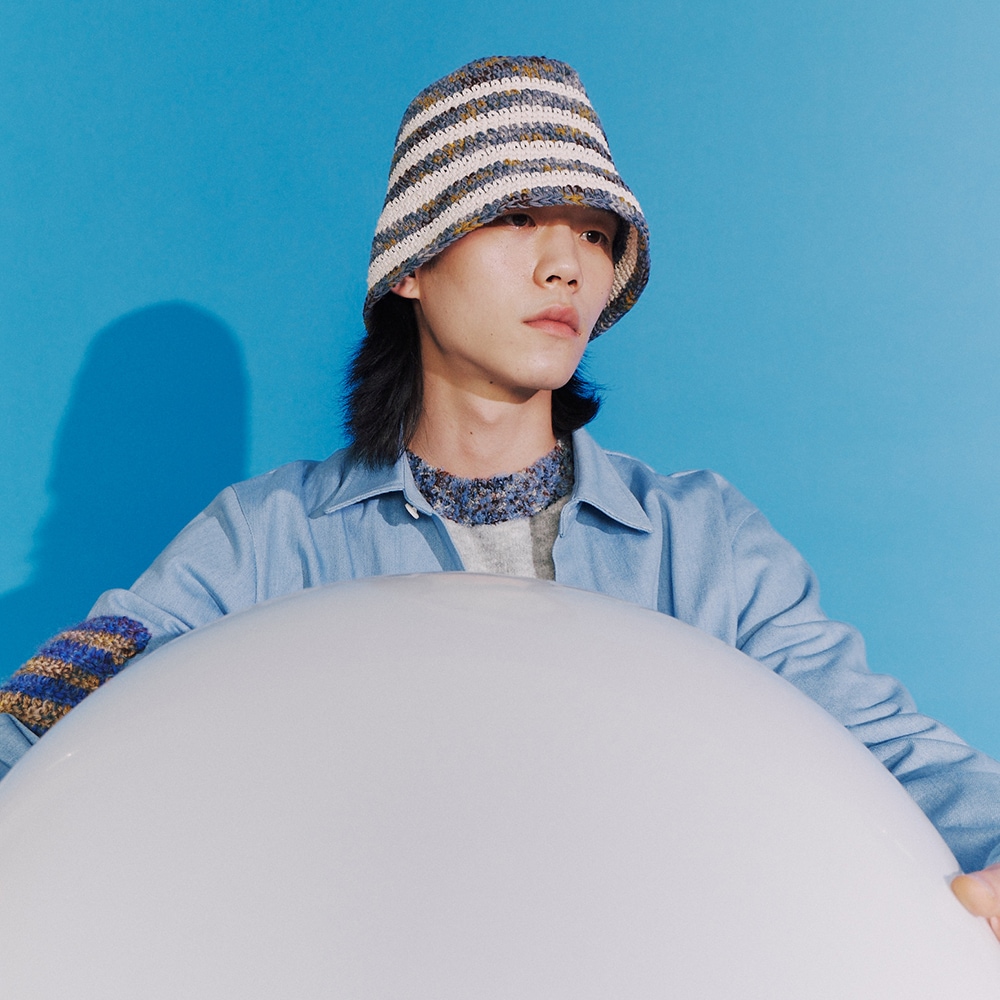 【MISU A BARBE】 JULES BUCKET LANDSCAPE LARGE