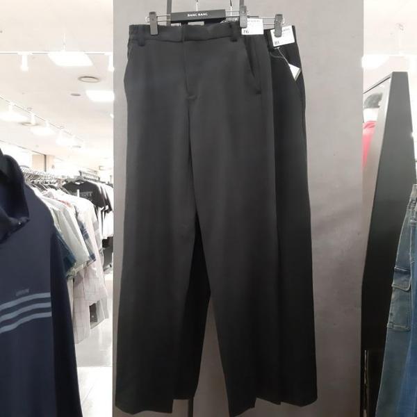 HC09 秋の男性用スーツパンツ ストレート 快適なスラックス 厚手のバックウエストバンド とても快適 (S41292224)