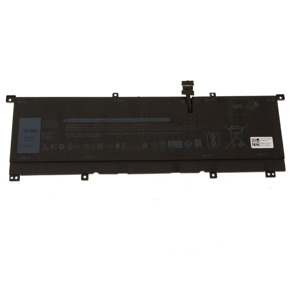 バッテリー互換 DELL XPS 15 9575 2-in-1 Precision 5530 2-in-1 8N0T7 0TMFYT TMFYT 11.4V 75WH 6254mAh 6-Cell