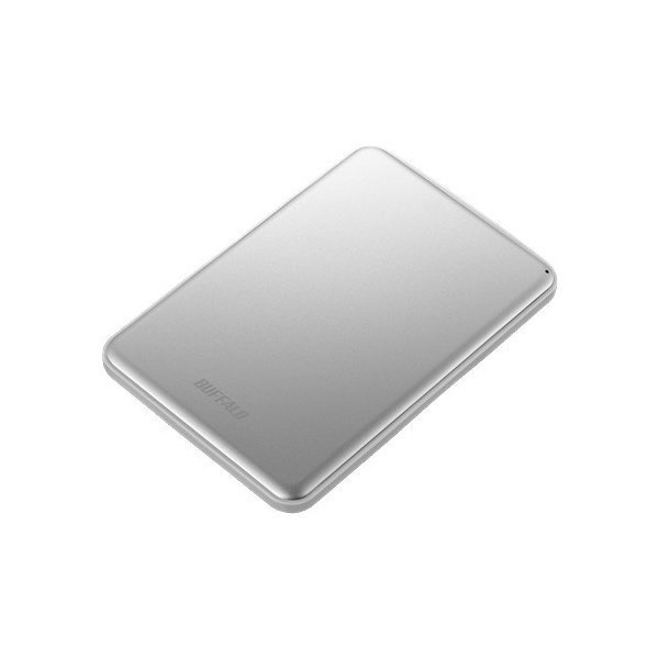 バッファロー HD-PUS2.0U3-SVD USB3.1(Gen1)／USB3.1 ポータブルHDD 2TB シルバー
