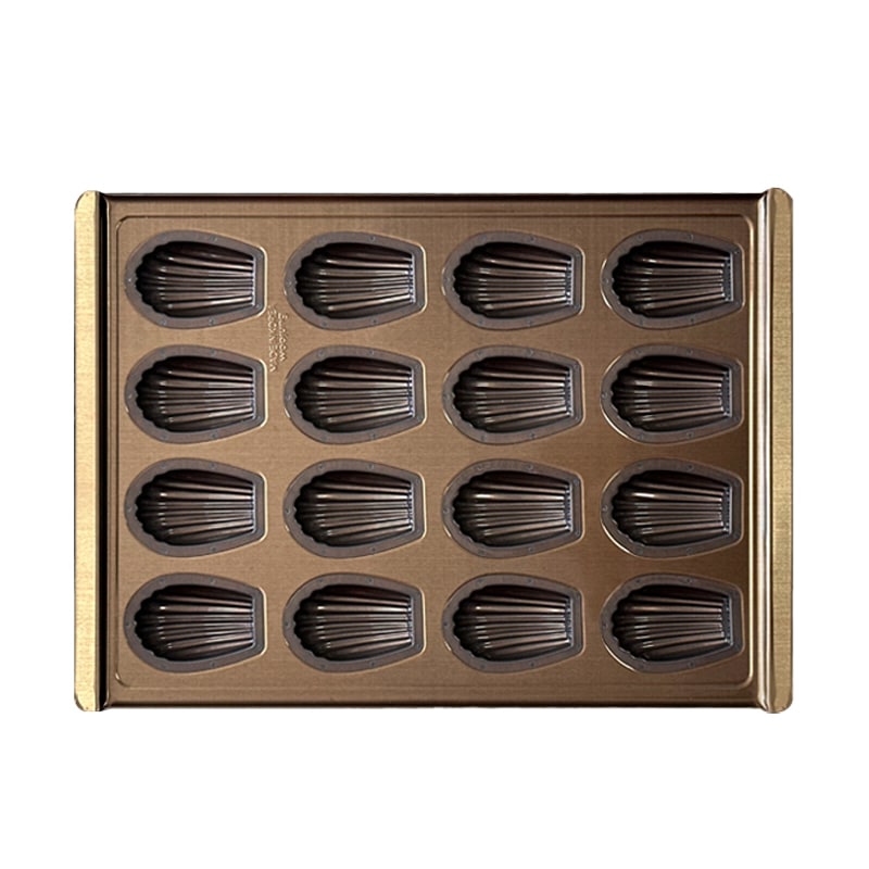 [SILPAP GOLD] シルポップゴールド UNOVE 深いマドレーヌ型 16個取り