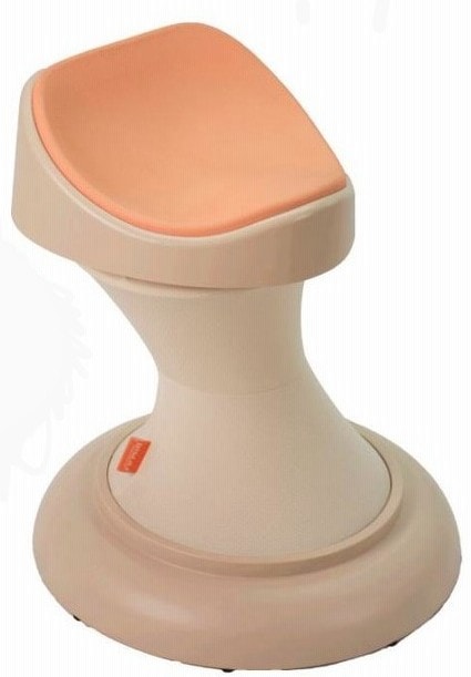 HuLaLa エクササイズチェア アイボリー/ピンク