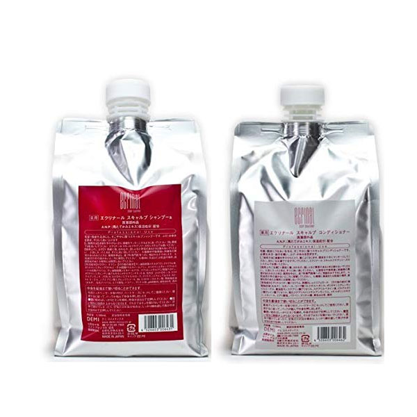 デミ エクリナール スキャルプシャンプー＆コンディショナー 各1100ml（詰替） [医薬部外品]