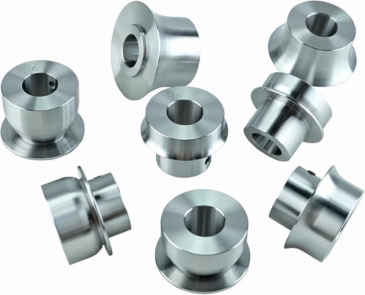 KF5015 ビーズローラー半径エッジダイセット 8ダイ付き 5/16インチ-1/2インチ-1インチ-1 1/2インチ半径ダイ22mm 0.866インチ シャフトを含む (シルバー)