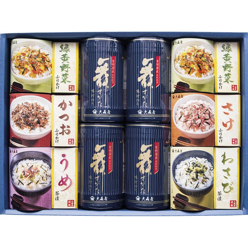 舞すがた 卓上のり/ふりかけ/お茶漬詰合せ B-B