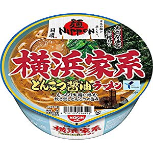 日清食品 麺NIPPON 横浜家系とんこつ醤油ラーメン 119g12個