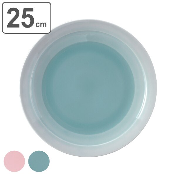 プレート 25cm 隠れ窯 翠 ラウンドプレート 皿 食器 和食器 磁器 日本製 （ 送料無料 食洗