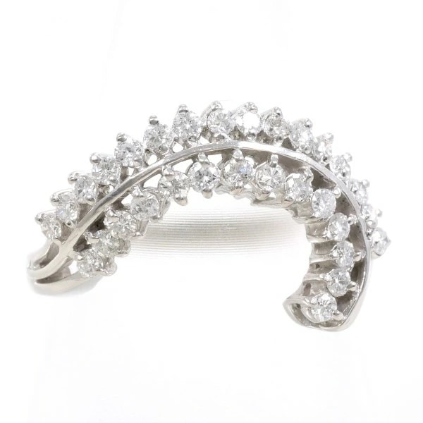 PT900 プラチナ リング 指輪 13号 ダイヤ 0.56 総重量約5.1g ジュエリー 中古