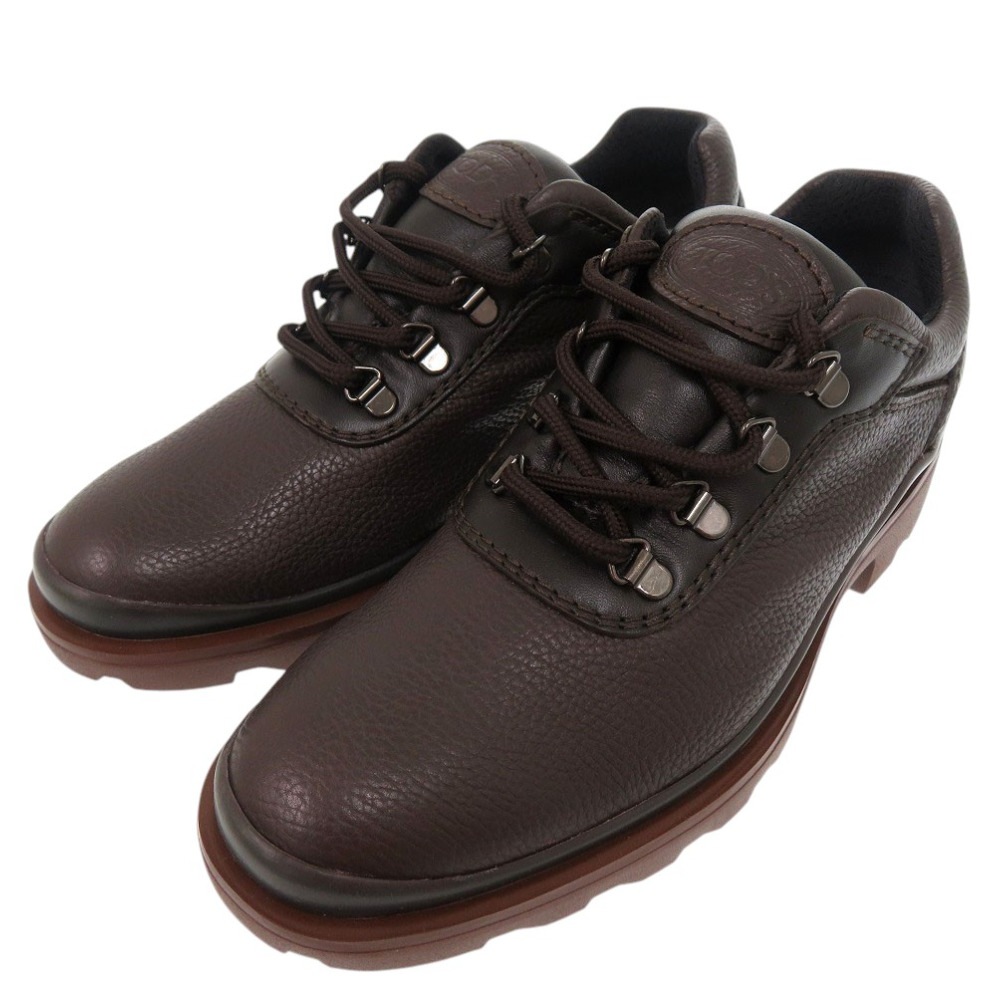 未使用品 ドライビングシューズ マウンテンシューズ XXM04E0EE50PUY S800 レザーシューズ レザー/レザー ダークブラウン 0518【中古】 メンズ