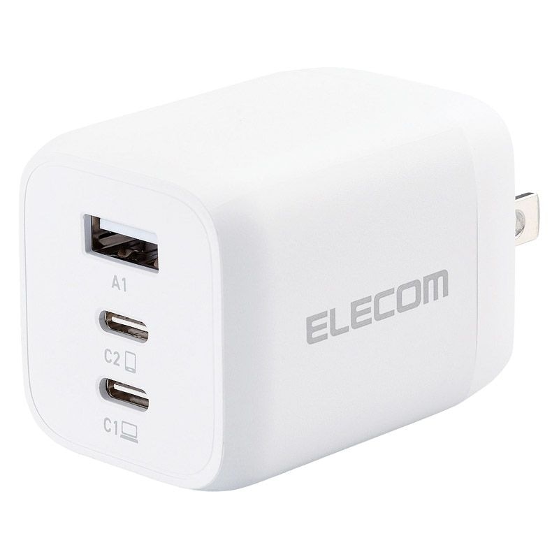 AC&USB充電器65W ホワイト EC-AC4465WH