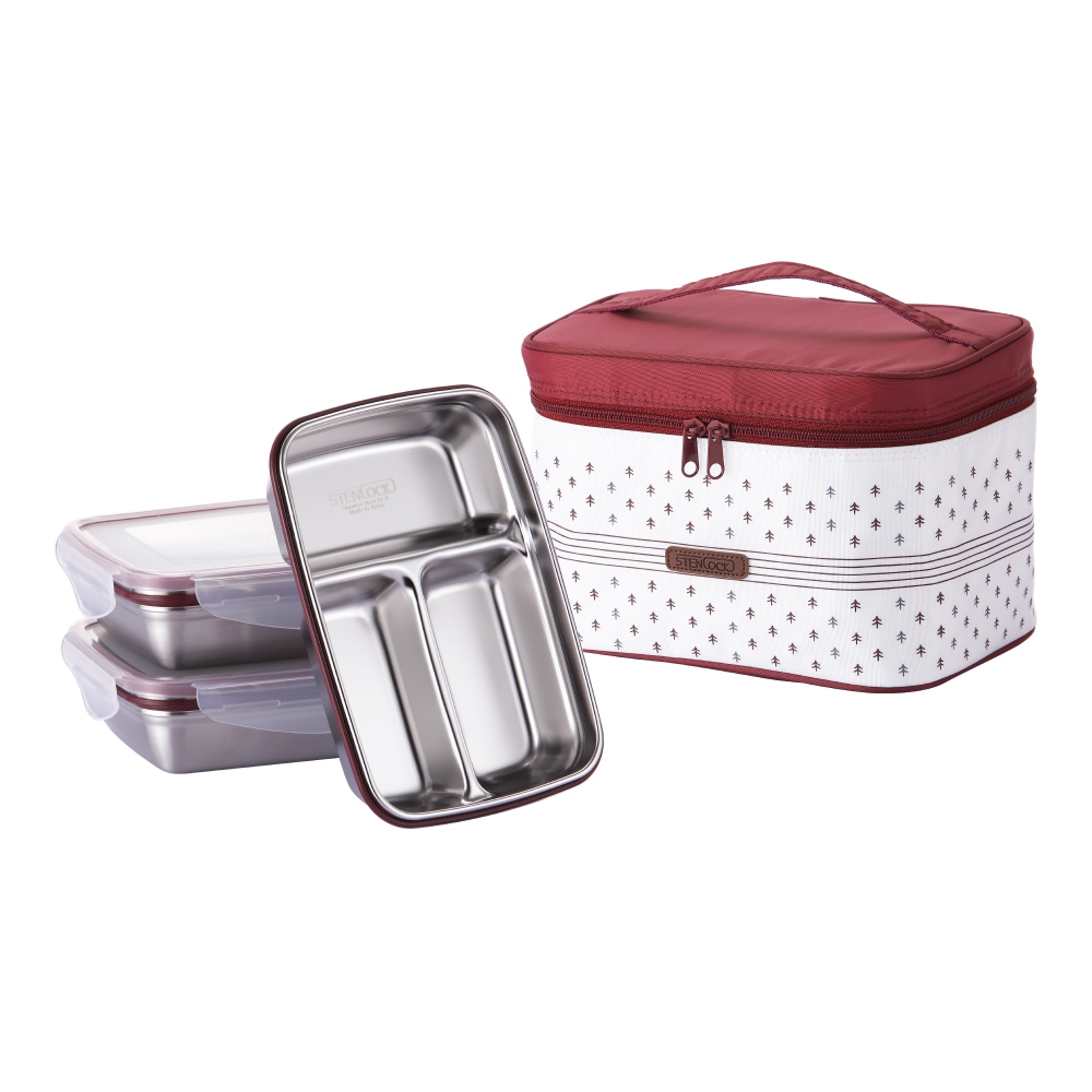 ixypyrd 85095おかず缶ステンラック正方形合い3段ステン容器弁当箱密閉容器正方形 7,768円