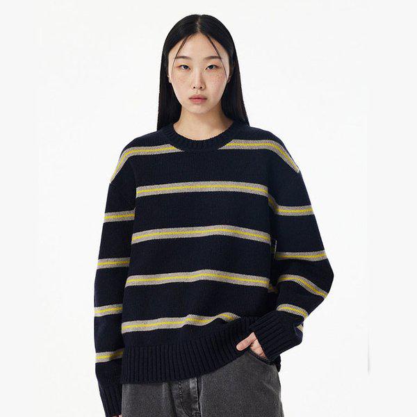 [MEN] ストライプニット 91U5152004 2種1択