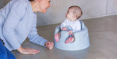 他サイト： Bumbo(バンボ) BUMBOベビーソファクールグレイ 床置き専用　バンボ　ベビーソファ　腰ベルト入り(クールグレー) 7748754の商品画像