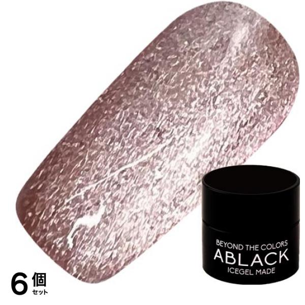 ICEGEL(アイスジェル) A BLACK スターギャラクシージェル 1151 キャッツアイ ラメローズブラウン 3g 6個セット