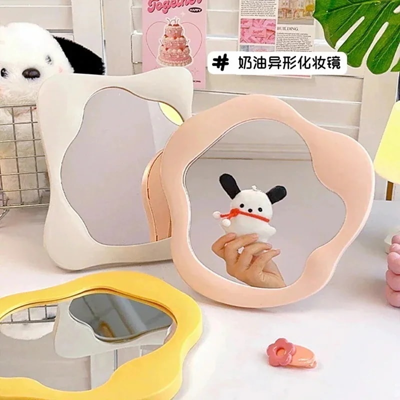 【20点セット】メガ割クラウド化粧鏡デスクトップスタンド学生寮ドレッサーテーブルホームかわいいデスクトップ壁掛け小さなミラー374 55,509円