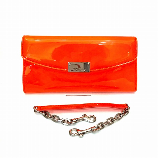 ジミーチュウ チェーンハンドル付き クラッチバッグ 財布 長財布 レディース 【中古】 25,060円