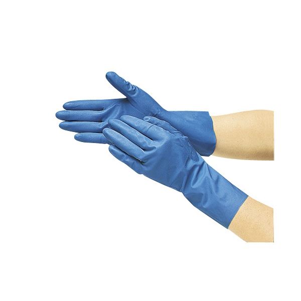 （まとめ）耐油耐溶剤 ニトリル薄手手袋 Sサイズ DPM-2362 1双 [x10セット]