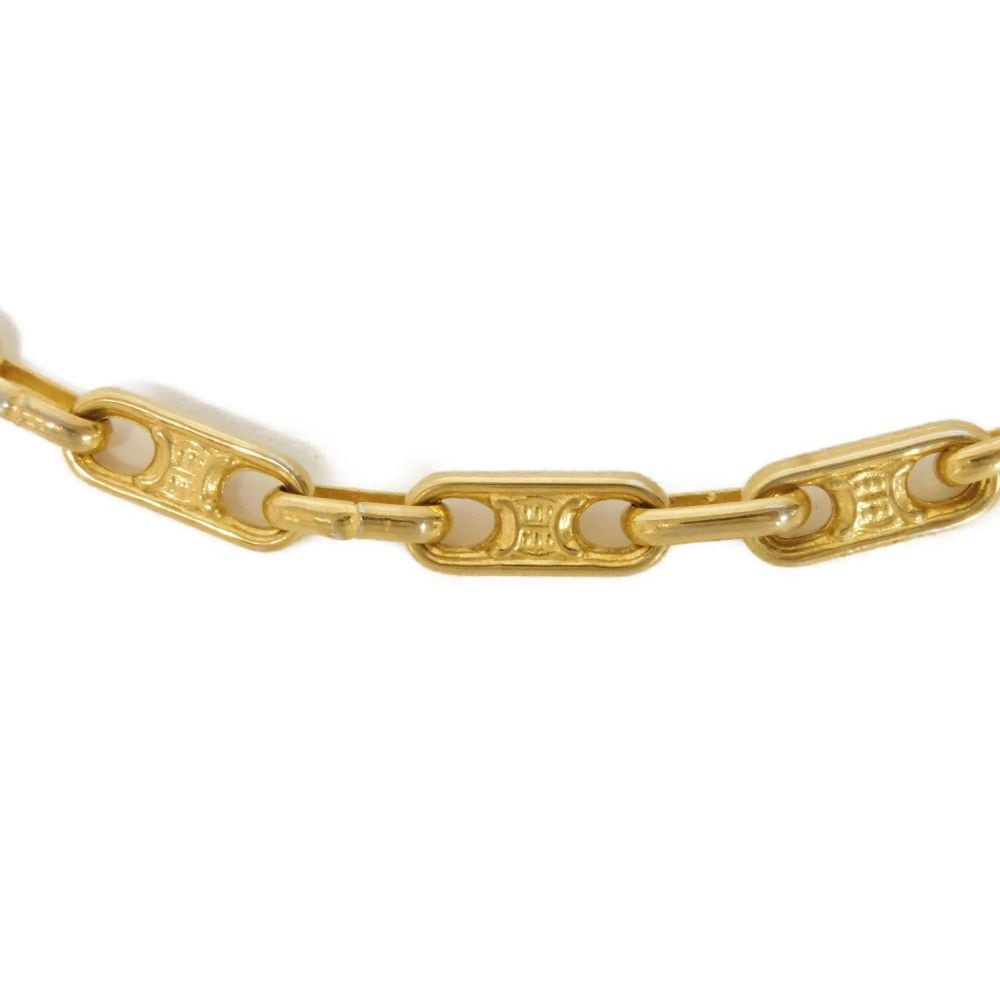 【中古】 ネックレス オールド トリオンフ 凱旋門 GP チェーン ロング 64cm ヴィンテージ マカダム ブラゾン