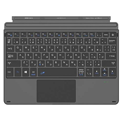 ARTECK マイクロソフト SURFACE GO タイプ カバー, BLUETOOTH キーボード薄型 タッチパット搭載 ワイヤレスキーボードSURFACE GO3(2021)SURFACE GO2