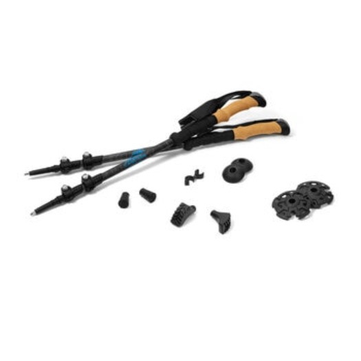 【倉庫直送】 カスケードマウンテンテック トレッキングポール TP-CF-QL-CORK-GY-C