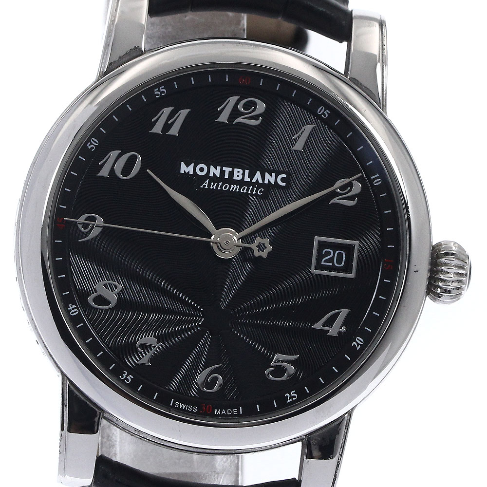 モンブラン MONTBLANC 7236 マイスターシュテュックスター デイト 自動巻き メンズ _892385【中古】