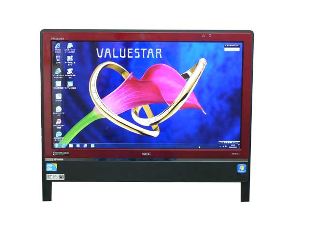 NEC デスクトップパソコン 中古パソコン VN770/C レッド デスクトップ 一体型 本体 Windows7 Core i5 DVD 地デジ/BS/CS 4GB/500GB 送料無料 中古