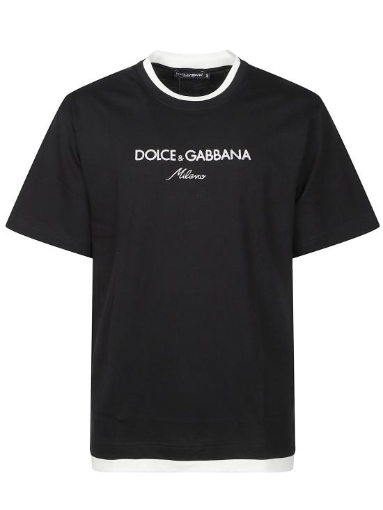 DOLCE & GABBANA Men T-Shirts G8ST6Z G7PCGN0000 Black