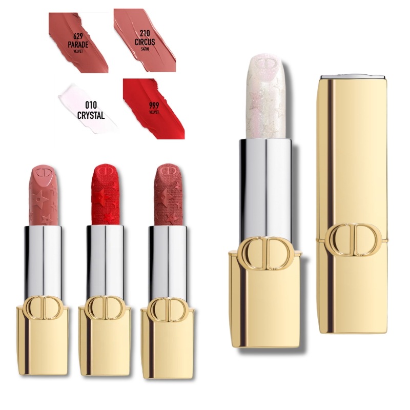 【010 クリスタル入荷！！】Dior ルージュ ディオール ホリデー コフレ コレクション　クリスマス コフレ 人気　デパコス　リップ　口紅　グロス　飲み会 リップ　SNS　話題　プレゼント　女性