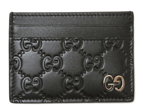 473927-CWC1N-1000 DORIAN パスケース レザー ブラック/シルバー /取寄品