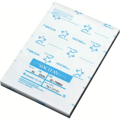 桜井 ニュースタクリンPPC 無塵紙 SC75RBA4 ブルー A4 250枚×10冊 18,080円