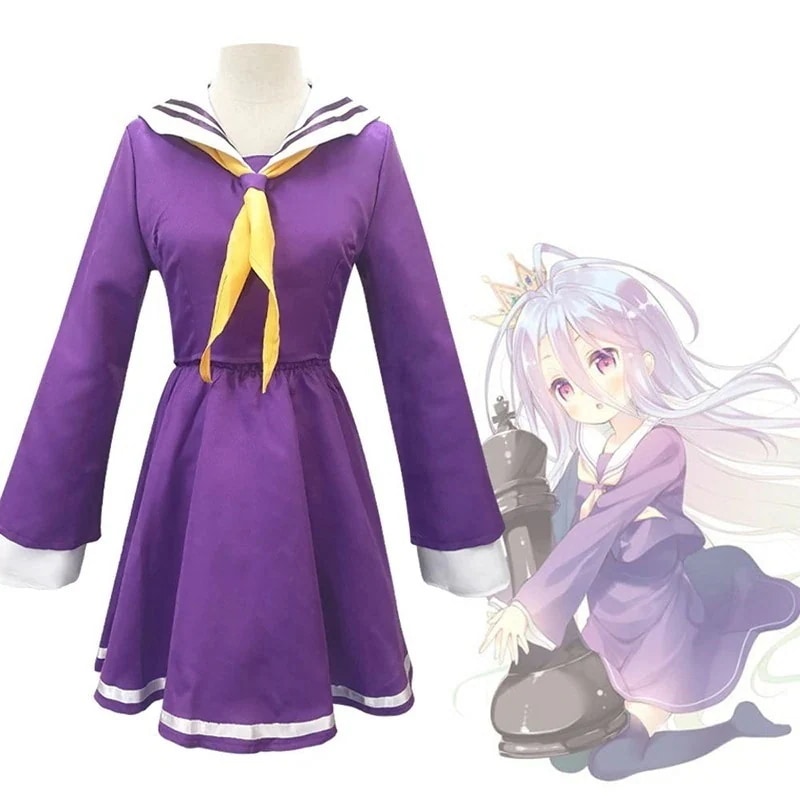 コスプレ衣子大人ノーゲームノーライフしろ白コスプレ衣